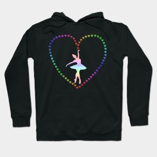 Twirling Ballerina Heart Hoodie